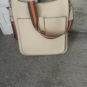 Neiman Marcus Cream crossbody bag